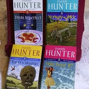4 Maddy Hunter paperback books